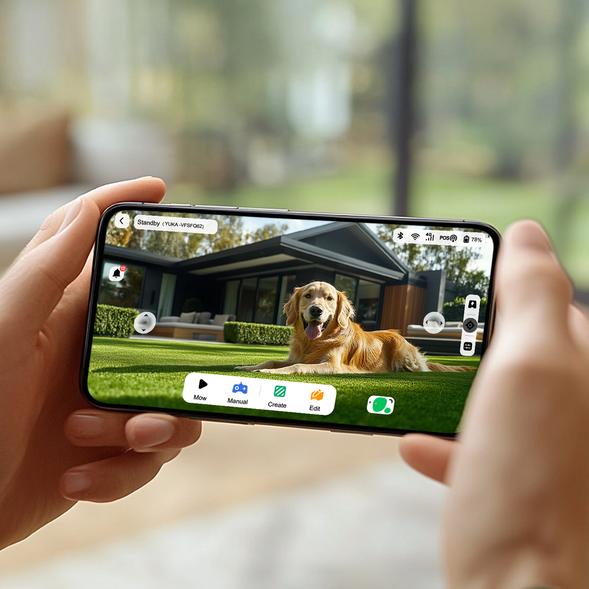 Mammotion robot tondeuse sans fil périphérique application contrôle
